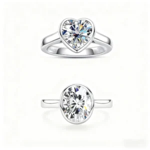 2 carat moissanite ring