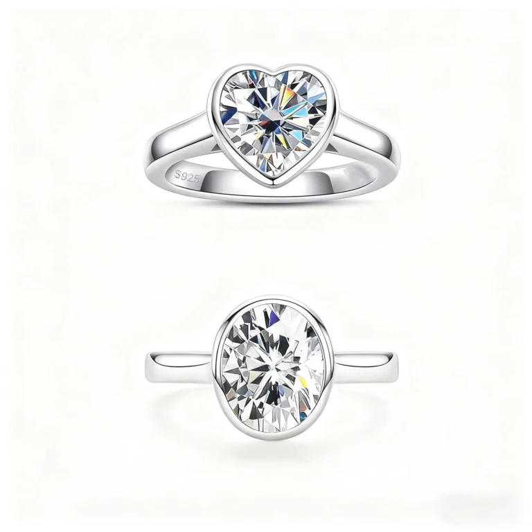 2 carat moissanite ring