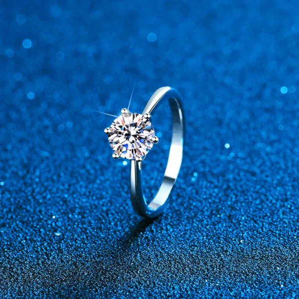 2 ct moissanite ring