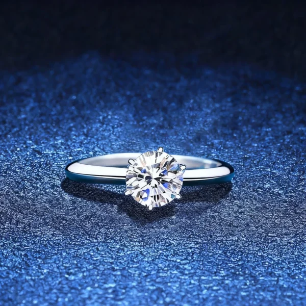3 carat moissanite ring